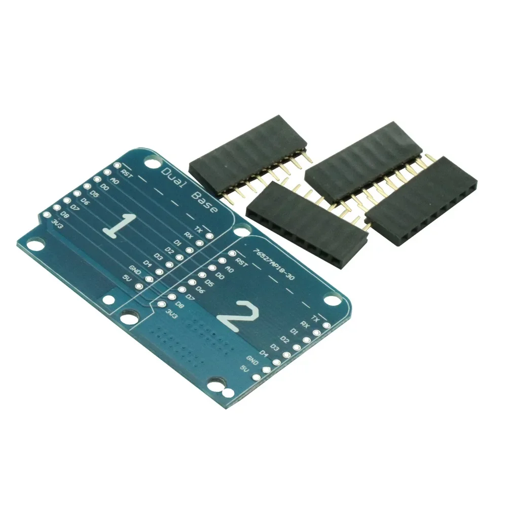 1PCS Pre Wemos D1 Mini Dvojitý Zásuvka Dvojitá Základná Štít D1 Mini NodeMCU ESP8266 Rozvoj Základnej Doske 3.3 V, S Kolíkmi0
