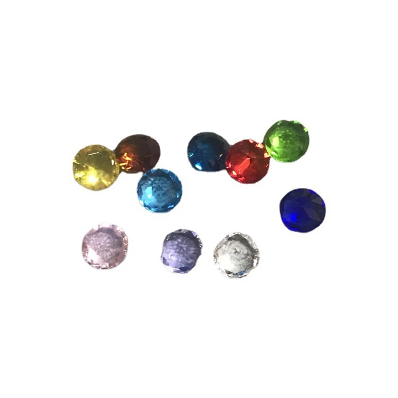 10Pcs 20 mm Sklo Art Luster Príslušenstvo Ručné DIY Kryštál Diamantu Perličiek Dekorácie Multicolor0