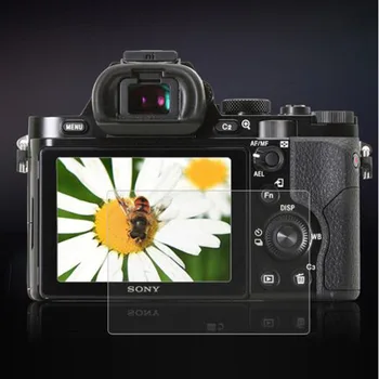 Tvrdené Sklo Chránič Kryt pre Sony A7 A7R A7S A7K Generácie 1th 1. Kamera LCD Displej Ochranný Film Ochrany