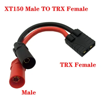 EC5 TRX na AS150 XT60 Mužské/Ženské Zapojte Konektor konverzie drôt 12AWG Kábel Adaptéra LiPo Batérie Model, Nabíjací Konvertor Viesť