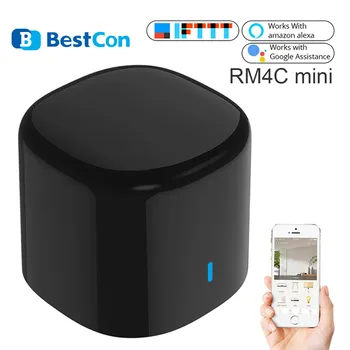 BroadLink Univerzálne Diaľkové Ovládanie IR Prepínač Bestcon RM4C Mini Smart WiFi Bluetooth Controle Funguje Alexa Domovská stránka Google Asistent