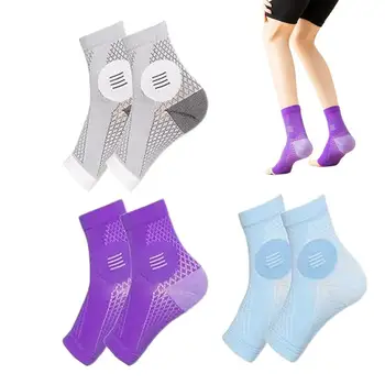 Kompresné Ponožky Pre Neuropatia 3Pairs Toeless Kompresné Ponožky Mužov Priedušná Upokojujúci Športové Ponožky Tenké Beží Ponožky
