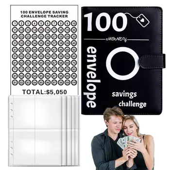 100 Obálky Úsporu Peňazí Výzvou Peňažné Obálky Pre Rozpočtovanie V Hotovosti, Obálky, Fólie A Nálepky 100 Deň Obálky