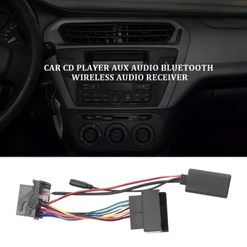 Auto Bluetooth 5.0 Aux Kábel Mikrofón Handsfree Mobilný Telefón, Free Volanie Adaptér pre Peugeot, Citroen C2 C5 RD4