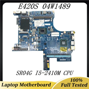 04W1489 Vysokej Kvality Doske Pre Lenovo Thinkpad Edge E420S Notebook Doska S SR04G I5-2410M CPU na 100% Celý Pracovný Dobre