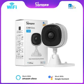 SONOFF CAM Slim WiFi Smart Security Kamera 1080P HD Pohybu, Alarm, obojsmerné Audio Scény, Prepojenie Cez EWeLink APP Alexa Domovská stránka Google