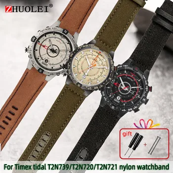 Vypuklé silikónové watchband pre Timex t2n721 hodinky s tide compass série tw2t76400 hodinky silikónové človeka sledovať, popruh, pás 24*16