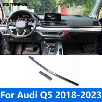 Pre Audi Q5 2018 2019 2020 2021 2022 2023 Uhlíkových Vlákien Stredovej Konzoly Panel Panel Pásy Kryt Výbava Príslušenstvo Auto Styling