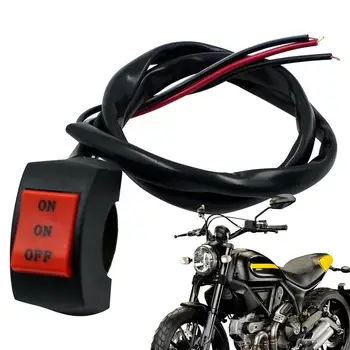 Riadidlá motocykla Blikajúce Prepínač Moto Svetla, ZAPNUTIE, VYPNUTIE Tlačidlo Riadidlá Kontroly Univerzálny Prepínače Pre Moto Príslušenstvo
