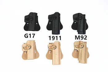 Taktické Pištole Závesu G17 M1911 M92 P226 Pás Visí Rýchlo Vytiahnite Puzdro Glock Závesu Pás Vonkajšie Športové CS