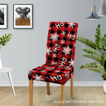 Vianočná Pančucha Snehuliak Reštaurácia elastické stoličky kryt Zlatý elk snehuliak stoličky kryt umývateľný stoličky kryt dekorácie