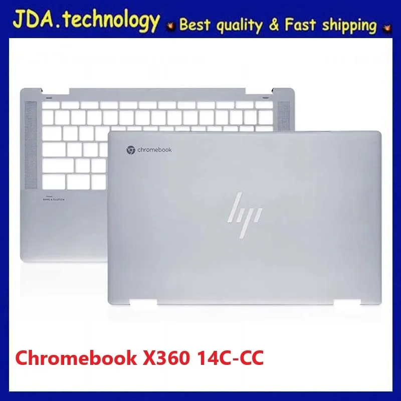 MEIARROW Nové veci, Pre HP Chromebook X360 14C-CC LCD zadný kryt A kryt /opierka Dlaní Horný kryt0