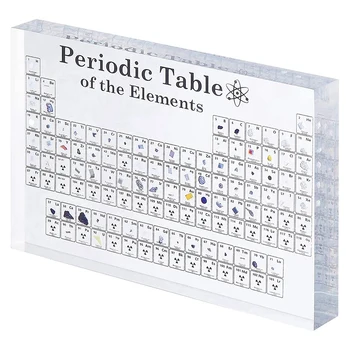 Periodická Tabuľka S Reálnymi Prvkami Vo Vnútri, Reálne Prvky Periodickej Tabuľky, Tabla Periodica Con Elementos Reales
