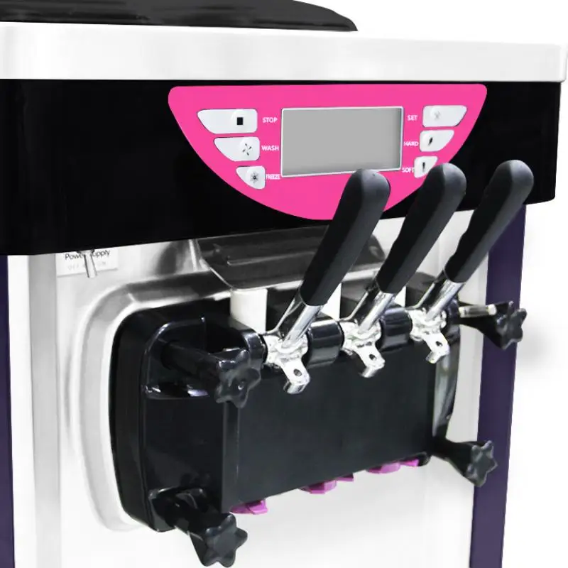 Obchodné Vertikálne Ice Cream Stroj Plne Automatické Elektrické Mrazené Jogurty Stroj2