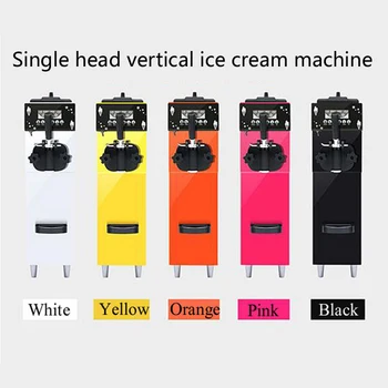 PBOBP Ploche Soft Ice Cream Tvorcovia Stroj Jednu Hlavu Ice Cream Stroj Nehrdzavejúcej Ocele Ice Cream Automat 1100W