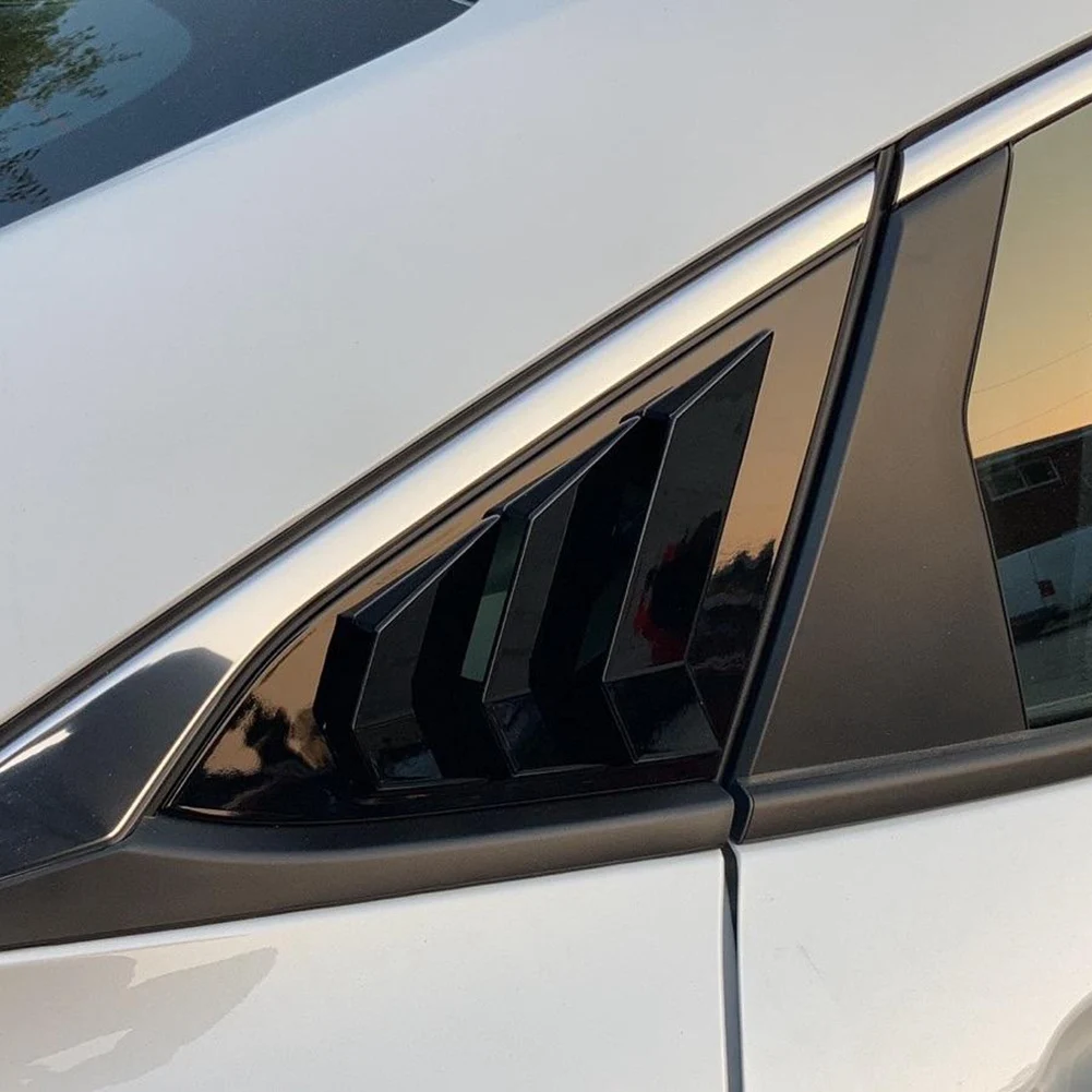 Závodný Štýl Auto Zadné Bočné Okná Žalúzie Kryt Žalúzie Lopatka Air Vent Kryt Výbava pre Honda Civic 10. 2016-2021 Sedan4