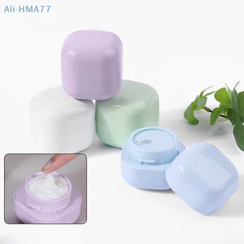 Farebné Prázdne Krém Jar Kozmetické Jar Make-Up Kontajner Kolo Naplniteľné Fľaše Plastové Okno Cestovná Fľaša Nástroj
