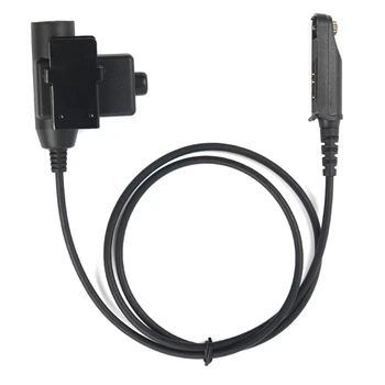 Headset Adapter Taktické U94 PTT Kábel, Zástrčka Pre Baofeng UV-9R Plus UV-XR BF-A58 BF-9700 GT-3WP Prenosné Walkie Talkie Trvanlivé
