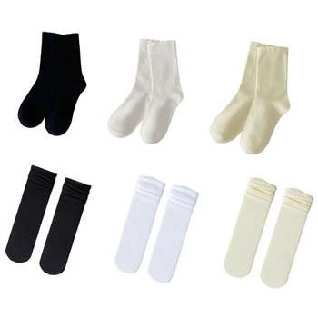 Ženy Bežné Bavlna Servítky jednofarebné Ponožky Letné Ice Hodváb Chladenie Ponožky 37JB