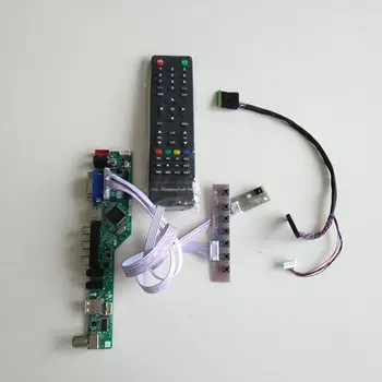 TV LCD LED RF VGA, AV, USB, LED kompatibilný s HDMI Radič Rada Pre N156BGE-L11/L21 N156BGE-L31/L41 1366×768 15.6