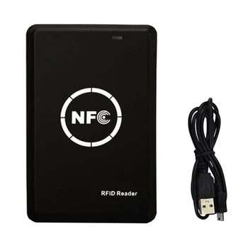 1 Nastavte IC RFID Čítačka Kariet NFC kariet Smart Card Reader Spisovateľ 13.56 Mhz Šifrované Programátor