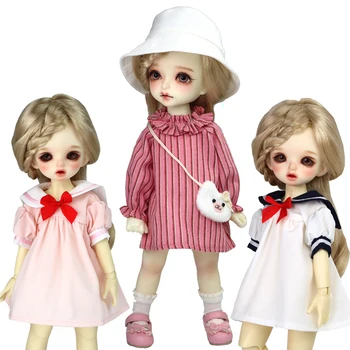 Fit 30 cm 1/6 BJD Spoločné smart bábiky oblečenie Móda námorník jednotnú školskú uniformu