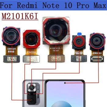 Originálne Zadný Fotoaparát Pre Xiao Redmi Poznámka 10 Pro Max M2101K6I Späť čelom Hlavné Široký Makro Hĺbka Flex Kamery
