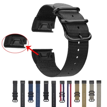 Šport Nylon Popruh pre Garmin Fenix 5X plus GPS Smart hodinky, Príslušenstvo Rýchle uvoľnenie fit náramok na zápästie pre Garmin Fenix 3 3-LR